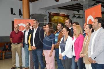 Presentación de la candidatura de CS de Telde (Foto TA)